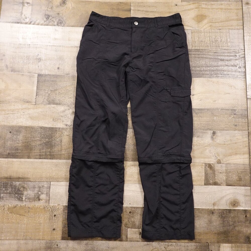 Columbia Omni-Shade Convertible Pants Women’s 12 Short‎ Black Hiking